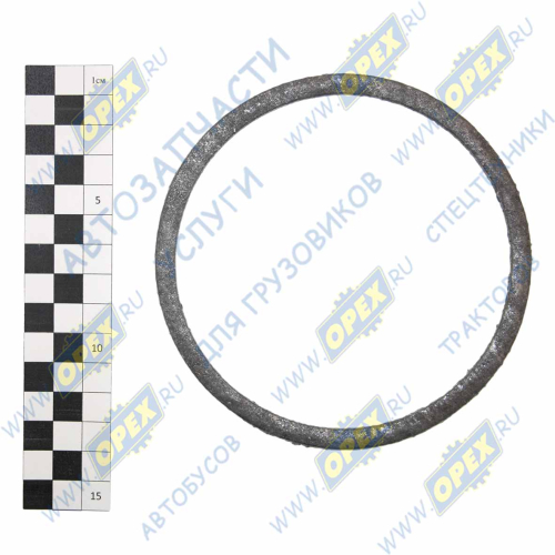 5428-1203027-10 Прокладка фланца приемной трубы и глушителя МАЗ (м/асбест., ф124; фвнутр=110, большая) МАЗ-64229,5516 Techno Drive